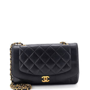 Chanel Medium Vintage Diana Flap Bag Quilted Lambskin